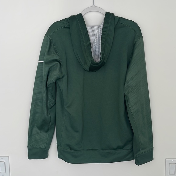 MEN’S NIKE NEW YORK JETS SWEATSHIRT HOODIE XL THERMA-FIT GREEN - Picture 2 of 10